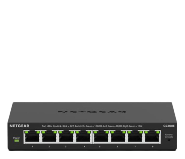 Netgear 8p GS308E (8x10/100/1000Mbit) - 1271521 - zdjęcie 2